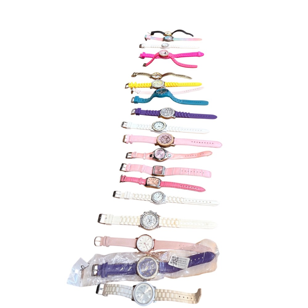 Mixed Fashion Watch Lot 20pc Aeropostale Geneva Peck & Peck Rhinestone‎ Colorful